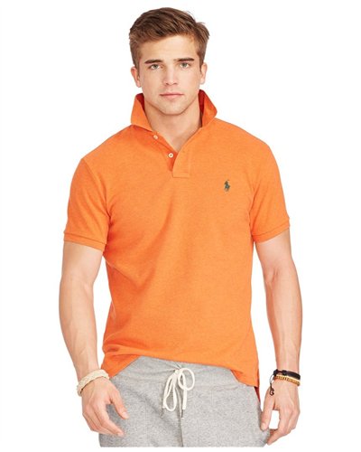 Polo Ralph Lauren Classic-Fit Mesh Polo  Orange