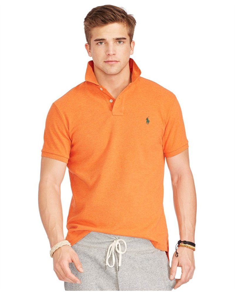 Polo Ralph Lauren Classic-Fit Mesh Polo  Orange