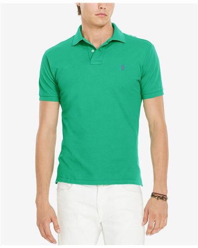 Polo Ralph Lauren Classic-Fit Mesh Polo  Kelly Green