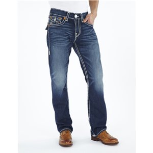 True Religion Ricky Super T Straight Leg Blue