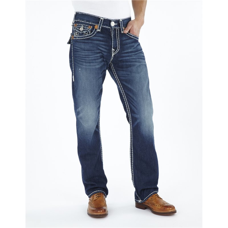 True Religion Ricky Super T Straight Leg Blue