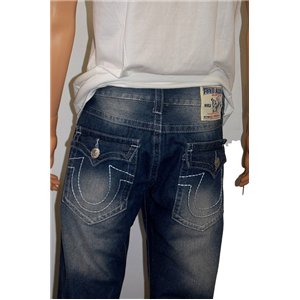 True Religion Ricky Super T Straight Leg Blue