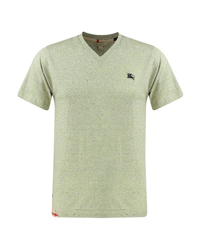 Burberry Brit Men's V Neck T- Sand Heather