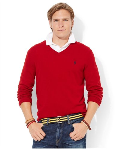 Polo Ralph Lauren Pima V-Neck Sweater