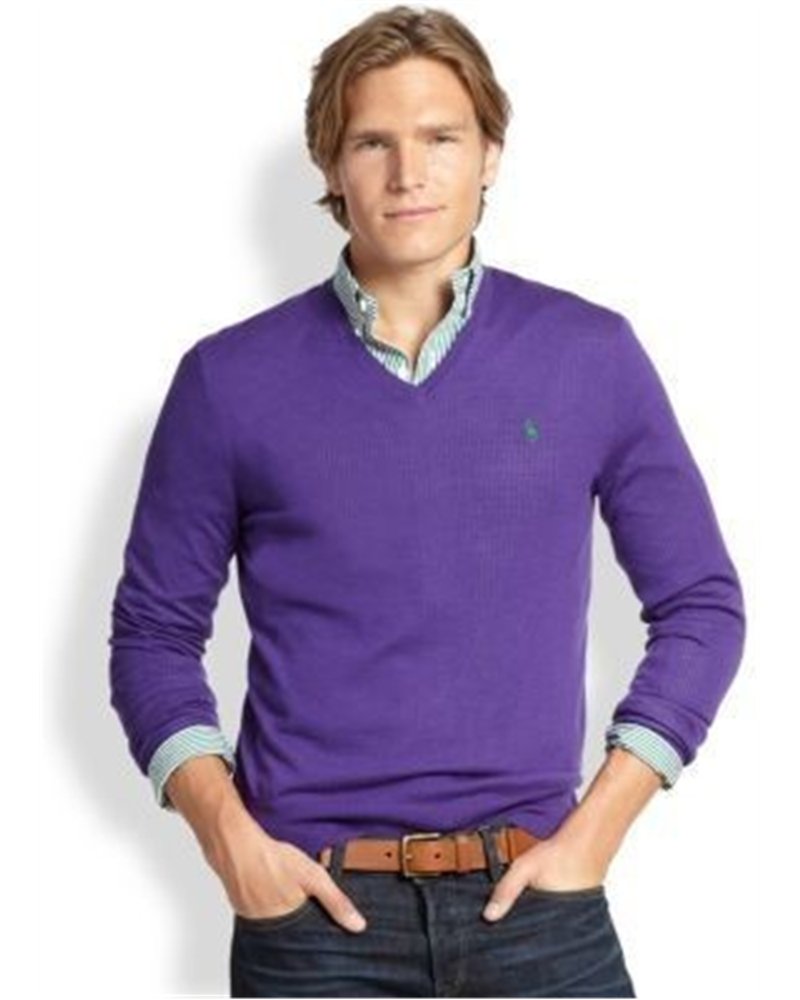 Polo Ralph Lauren Pima V-Neck Sweater