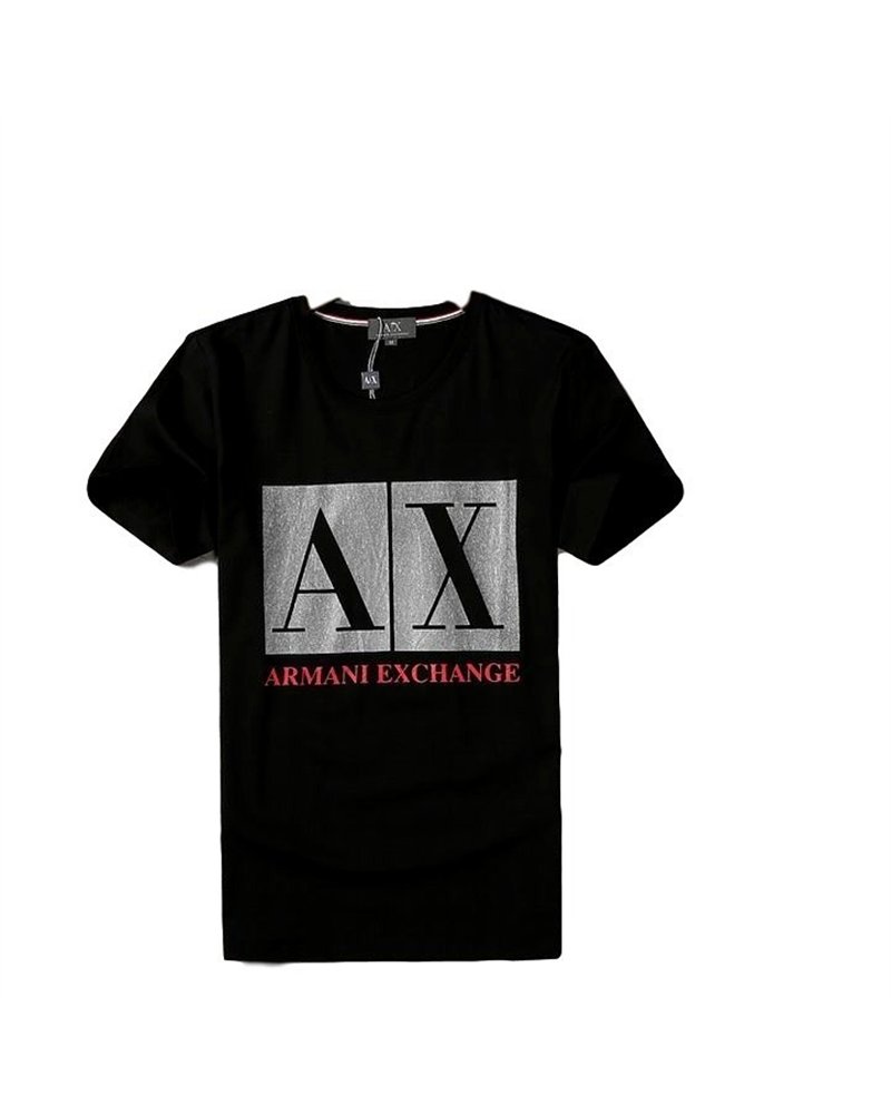 Armani Tee Shirt In AX  Black