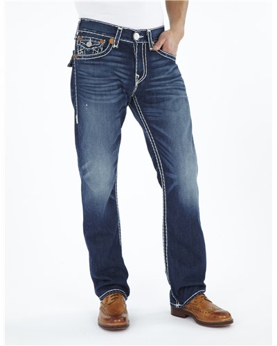 True Religion Ricky Super T Straight Leg Blue