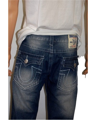 True Religion Ricky Super T Straight Leg Blue