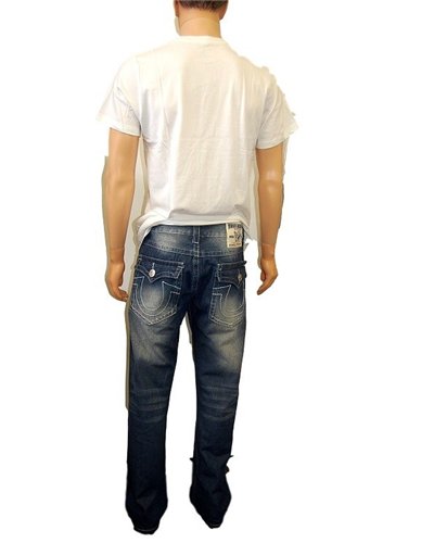 True Religion Ricky Super T Straight Leg Blue
