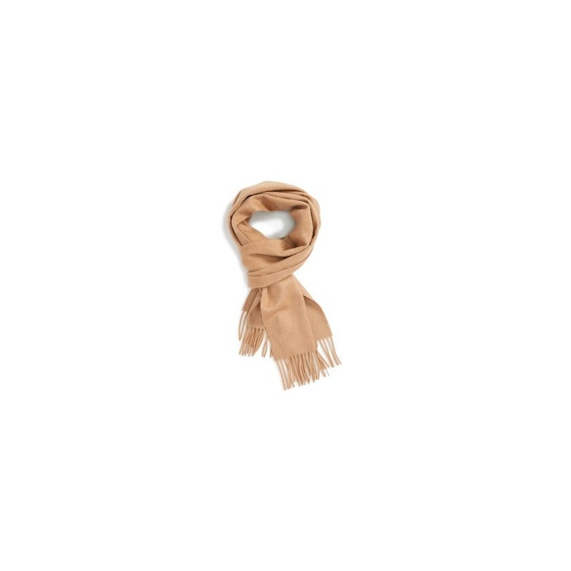 Burberry Classic Solid Cashmere Scarf Carmel