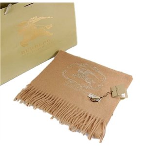 Burberry Classic Solid Cashmere Scarf Carmel