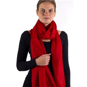 Burberry Classic Solid Cashmere Scarf Red