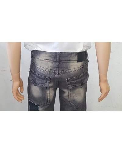 True Religion Patched Geno Slim-Straight Jeans