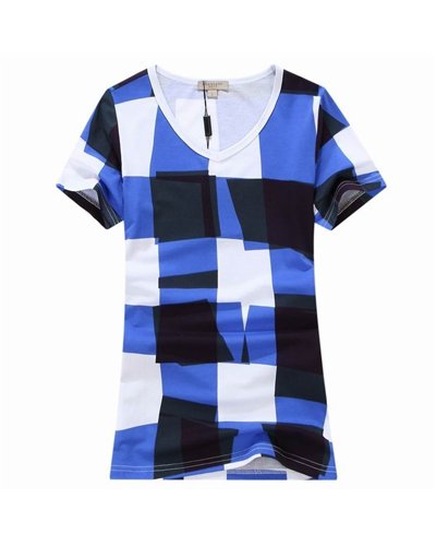 Burberry Brit Check Front  T-Shirt  -Women's