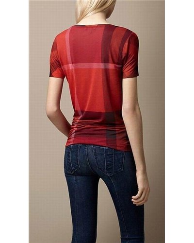 Burberry  London Check Front  T-Shirt -Women's