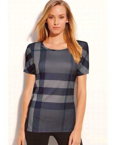 Burberry  London Check Front  T-Shirt -Women's
