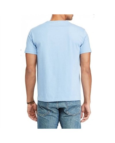 Ralph Lauren Men's  V Neck T Shirt  Kent Blue