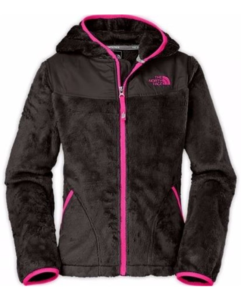 The North Face Women's Oso  Hoodie Black/Pink Logo