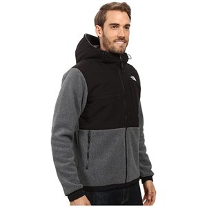 The North Face Men's Denali Fleece Hoodie Charcoal
