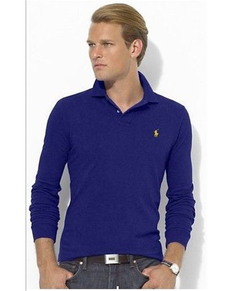 Ralph Lauren Long Sleeve Polo  Royal