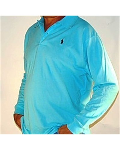 Ralph Lauren Long Sleeve Polo  Turquoise