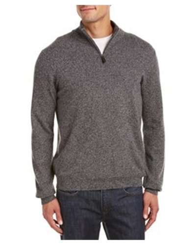 LOCKHART CASHMERE Lockhart Cashmere 1/4-Zip Cashmere Pullover