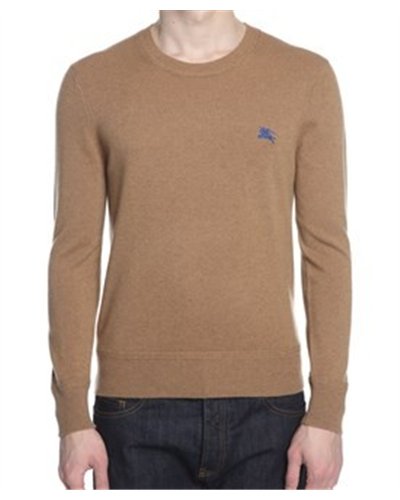 BURBERRY Burberry Men's Beige Cashmere Sweater