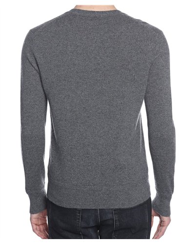 BURBERRY Burberry Men's Gray Cashmere Sweater