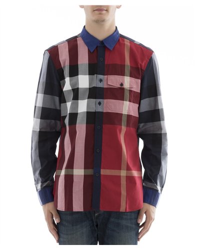 BURBERRY Burberry Men's Multicolor Cotton Shirt