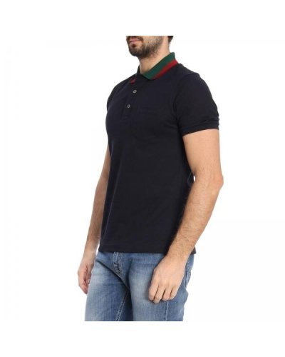 GUCCI Men's Polo Shirt Black