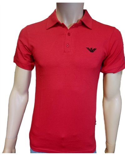 Armani Men's Polo Shirt Red