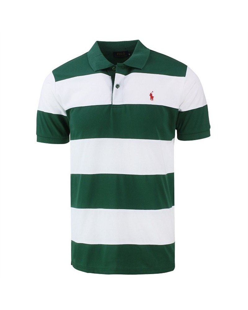 Ralph Lauren Classic Fit Striped Jersey Polo Shirt