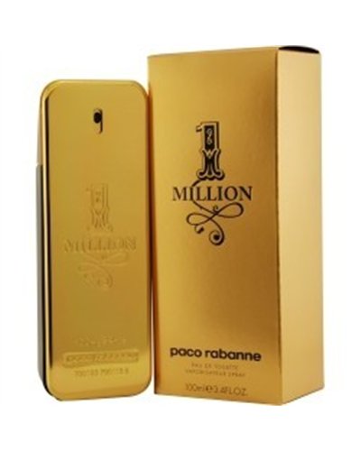 Paco Rabanne 1 Million Eau de Toilette, 3.4 oz For Men