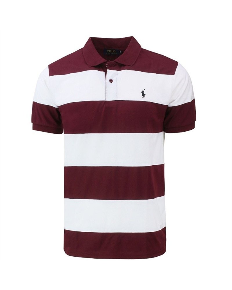 Ralph Lauren Classic Fit Striped Jersey Polo Shirt