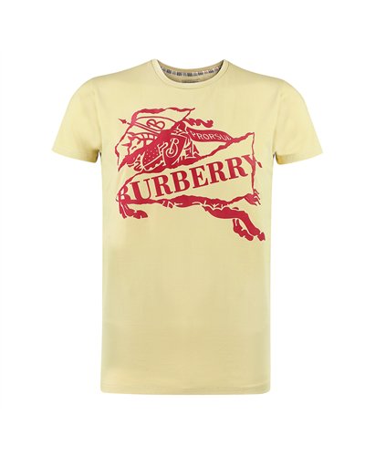 Burberry Men's Cruise Abtot black cotton T-shirt
