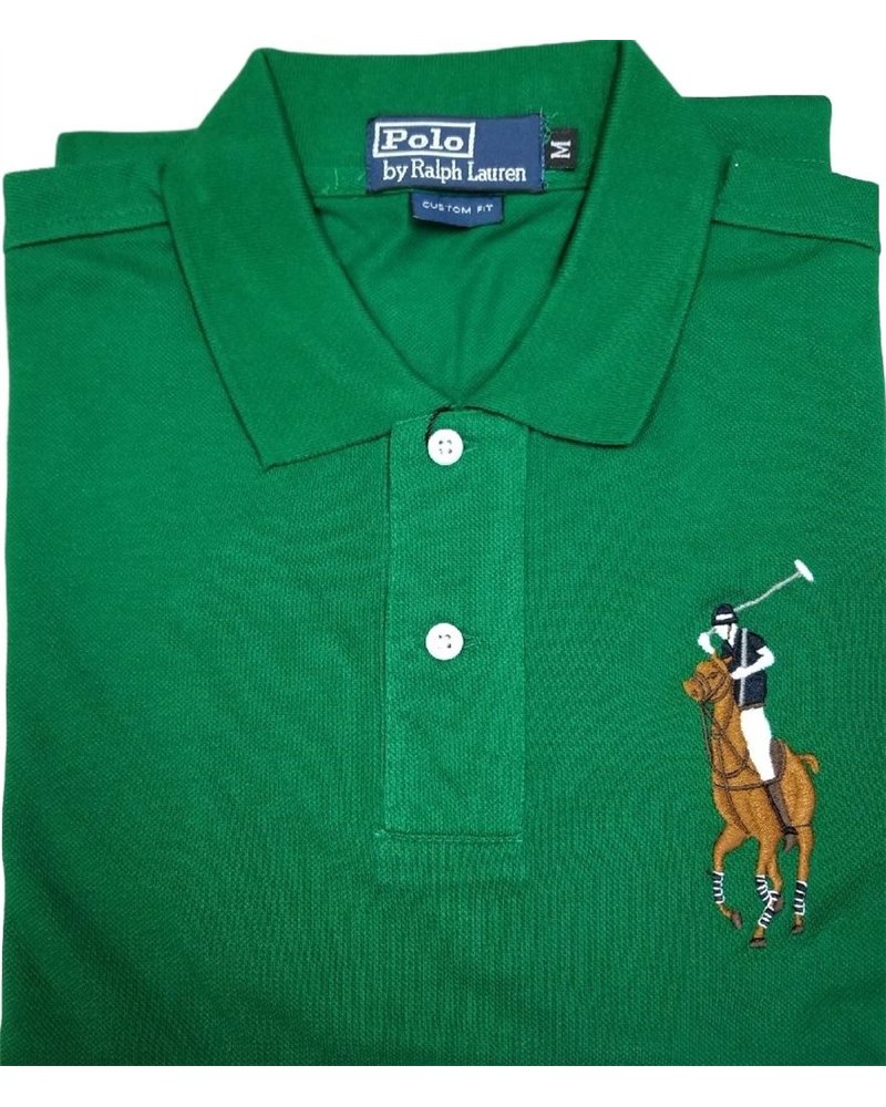 Ralph Lauren Multicolor Big Pony Short Sleeve Polo Shirt Green