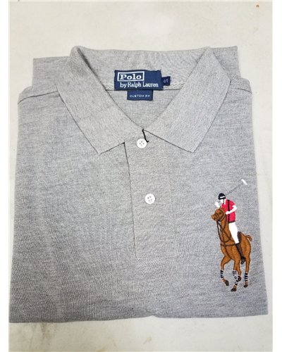 Ralph Lauren Multicolor Big Pony Short Sleeve Polo Shirt Gray
