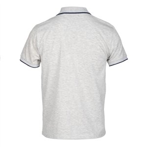 Versace Collection Men's Decorated Polo Shirt  Gray
