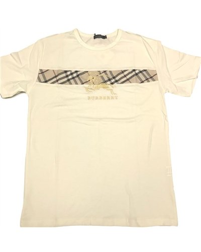 Burberry Men's accent T- Shirt White FINAL SALE