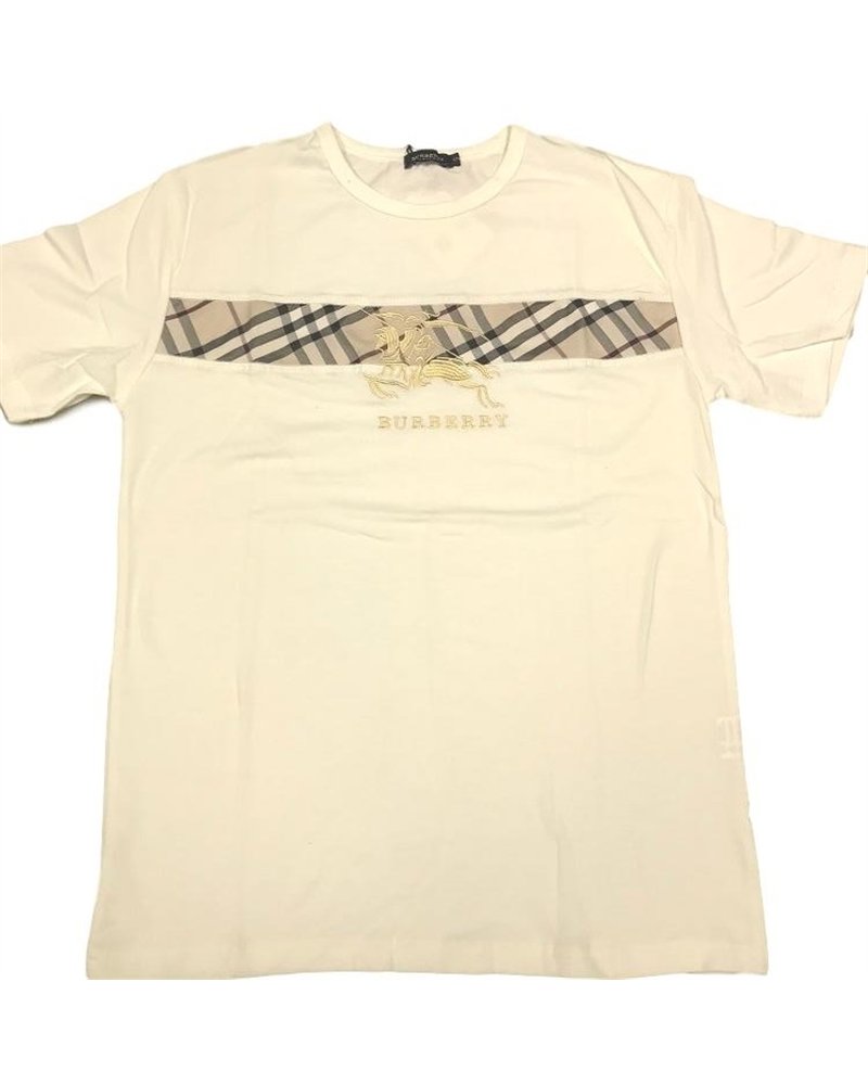 Burberry Men's accent T- Shirt White FINAL SALE