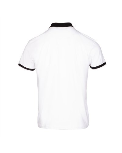 Versace Collection Men's Decorated Polo Shirt  White