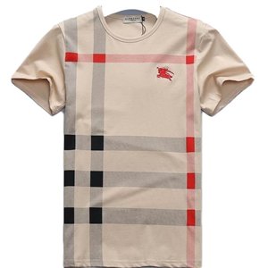 Burberry Men's Crew Neck Check Graphic C T-Shirt & Short Set