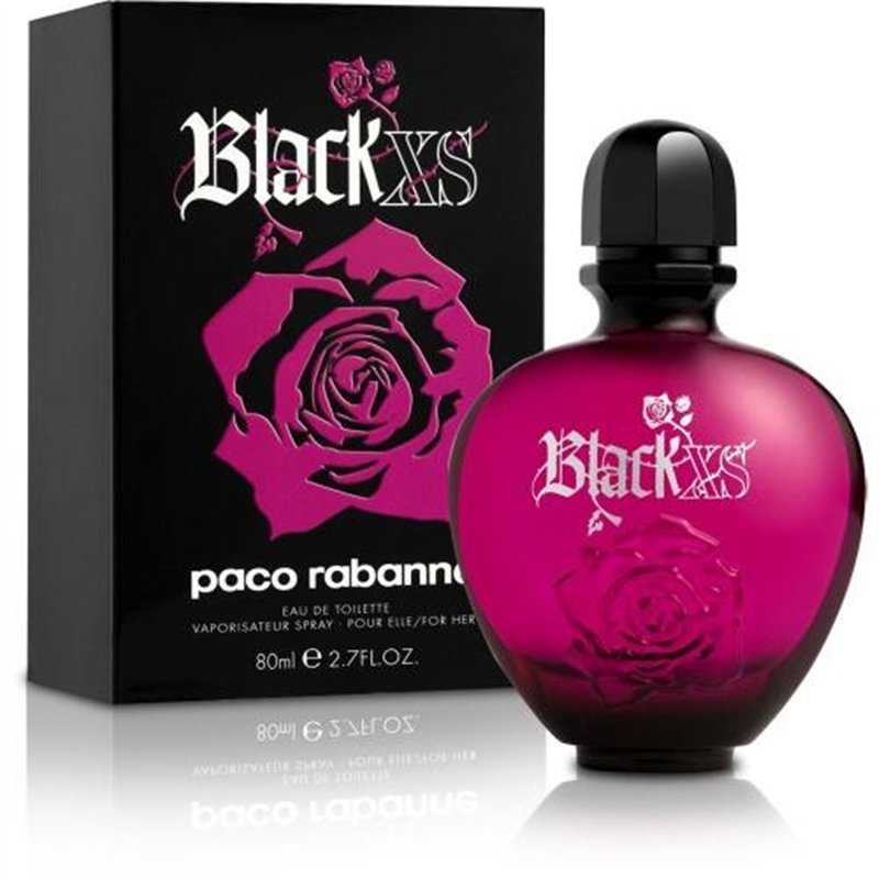Black Xs For Women Eau De Parfum Spray 2.7 Oz (New Packaging) By Paco Rabanne