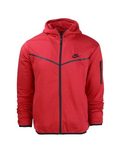 Nike Men's Cotton Zip Hoodie & Pants Set Red