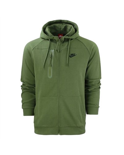 Nike Men's Tech  Fleece Zip Hoodie & Pants Set Olive