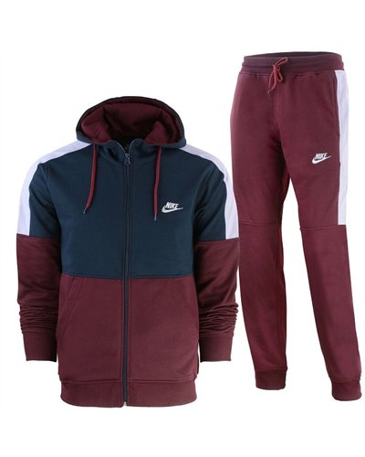 Nike Sportswear Club Fleece Two Tone Zip  Hoodie & Pants Set