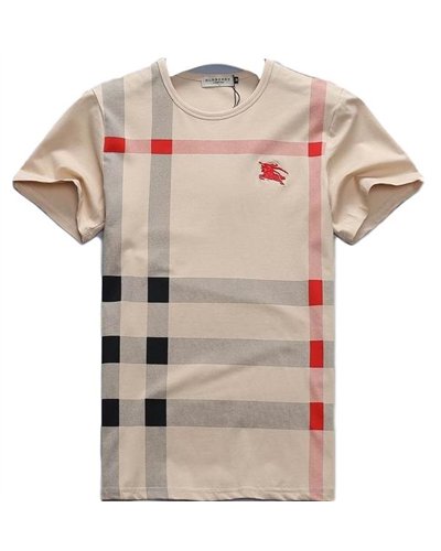 Burberry Men's Crew Neck Check Graphic C T-Shirt & Short Set