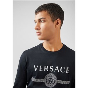 Versace Men's Sustainable Logo T-Shirt