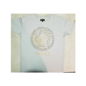 Versace Embellished Medusa Logo T-Shirt