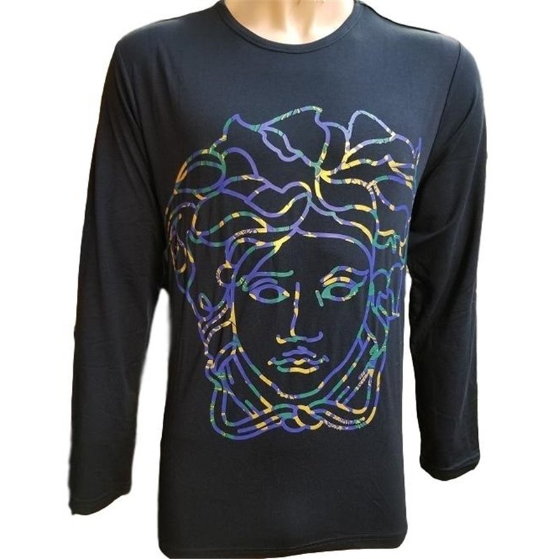 Versace Mens Medusa T-Shirts Black